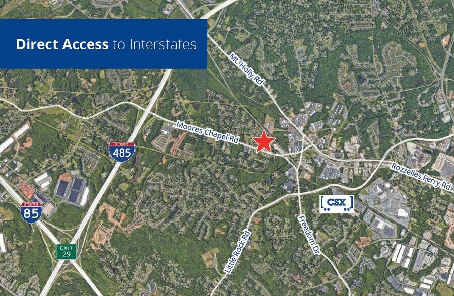 More Photos Of 8300 Moores Chapel Rd, Charlotte Land For Lease