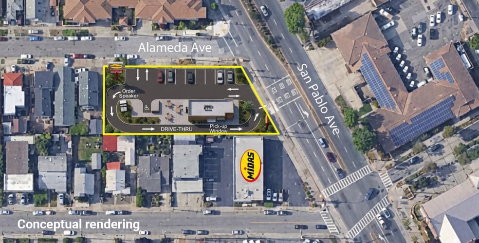 More Photos Of 10919 San Pablo Ave, El Cerrito Land For Lease