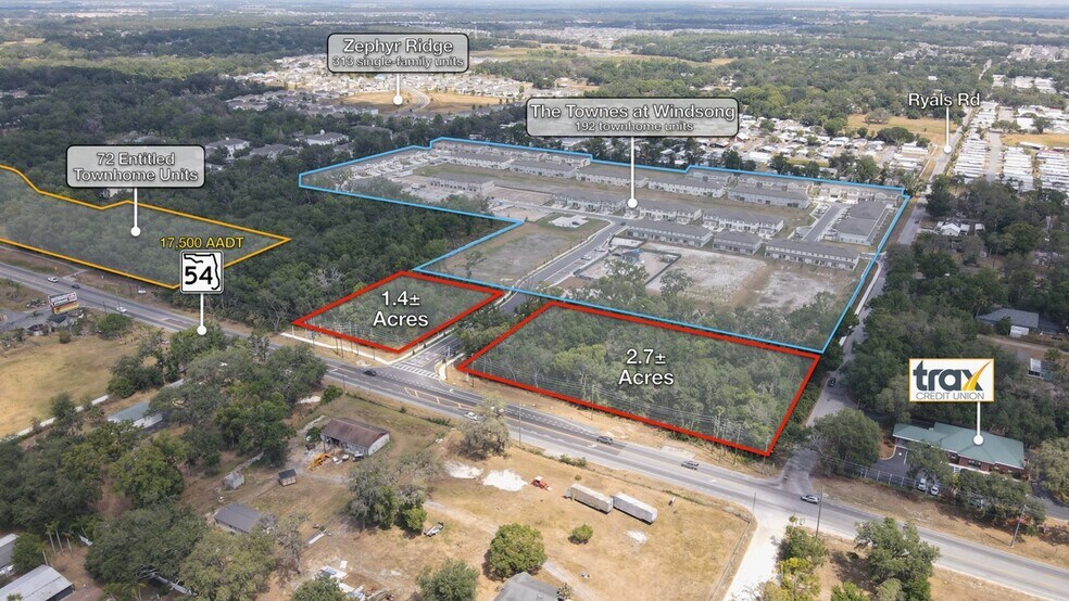 Primary Photo Of SR 54 & Nathan Pearl St, Zephyrhills Land For Sale