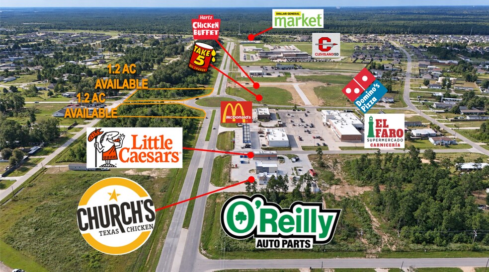 More Photos Of Commercial Corner- San Marcos & San Felipe, Cleveland Land For Sale