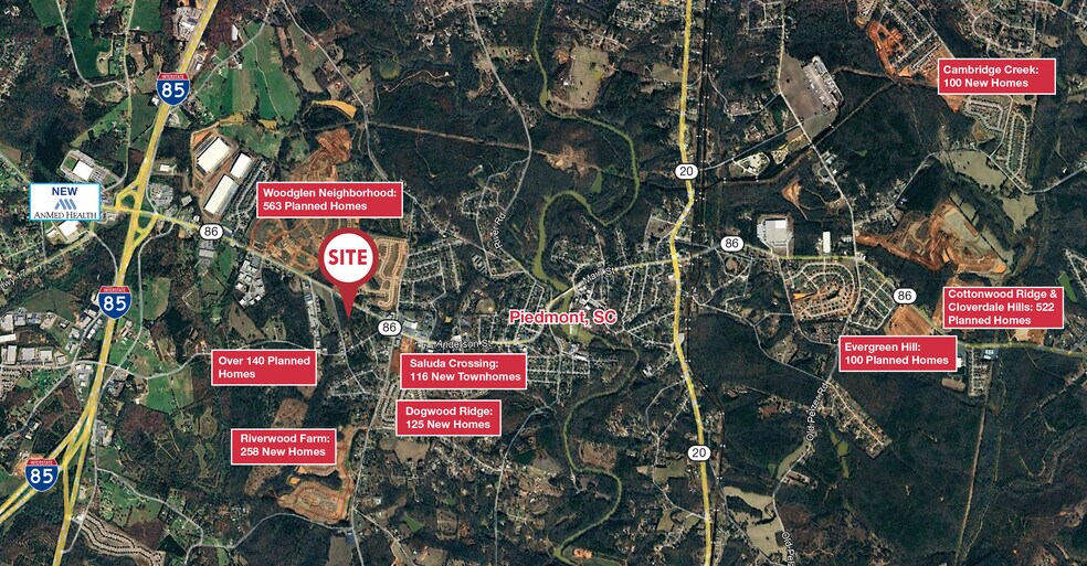 More Photos Of 1135 SC-86, Piedmont Land For Sale