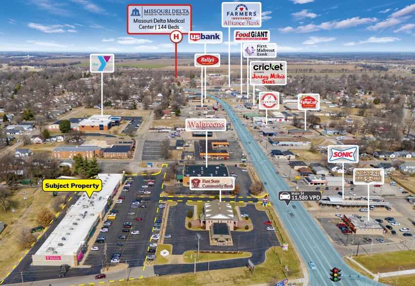 More Photos Of 211-249 N Main St, Sikeston Freestanding For Sale