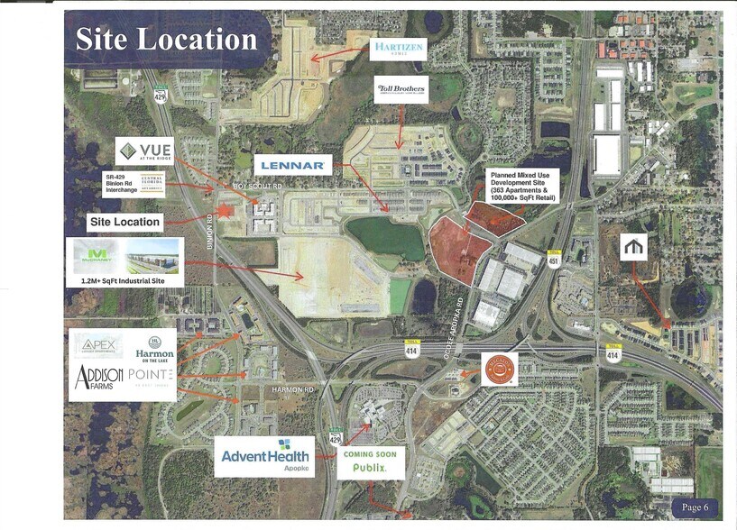 Primary Photo Of 1227 S Binion Rd, Apopka Land For Sale