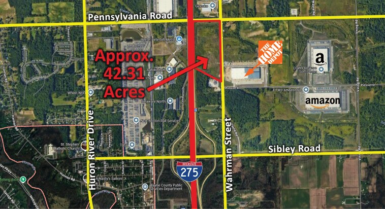 Primary Photo Of 17340 Wahrman Rd, New Boston Land For Sale