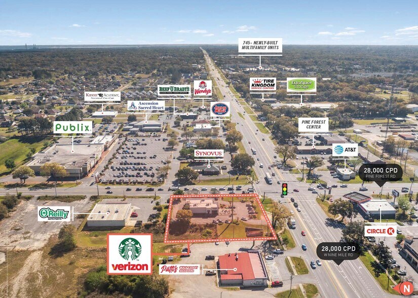 More Photos Of 2200 W Nine Mile Rd, Pensacola Freestanding For Sale