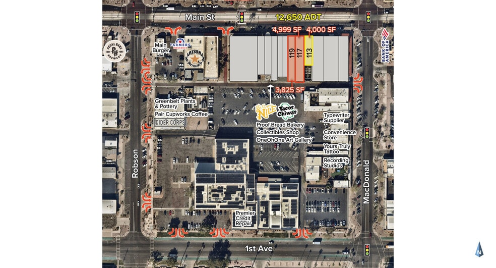 More Photos Of 113-119 W Main St, Mesa Storefront For Lease