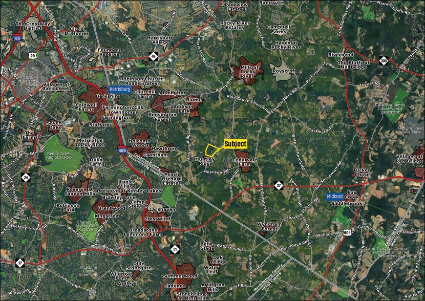 Primary Photo Of Lower Rocky River Rd, Concord Land For Sale