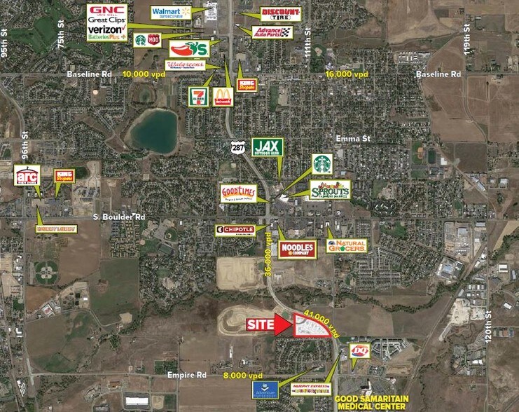 More Photos Of Hwy 287 & Trails At Coal Creek Drive, Lafayette Land For Lease
