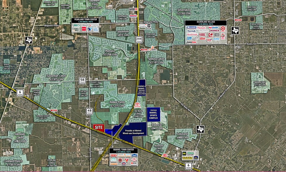 More Photos Of Highway 6 @ Kirby Dr, Manvel Land For Lease