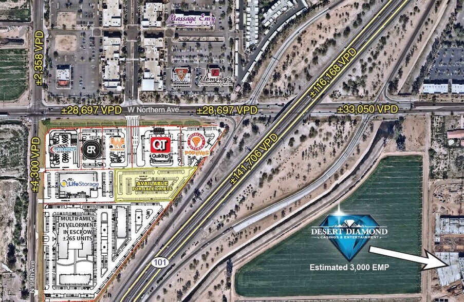 Primary Photo Of SWC Loop 101 & Northern Ave, Glendale Convenience Store For Sale