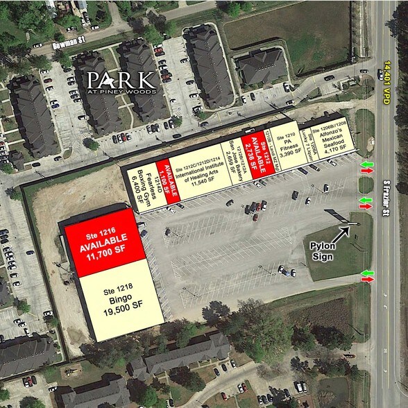 More Photos Of 1206-1214 S Frazier St, Conroe General Retail For Lease