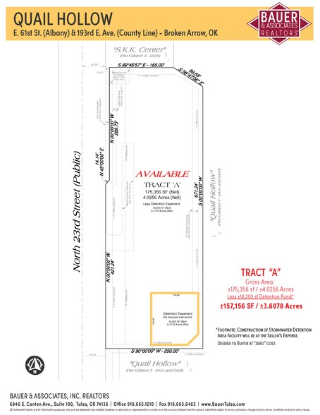 More Photos Of 61st & County Line Rd, Broken Arrow Land For Sale