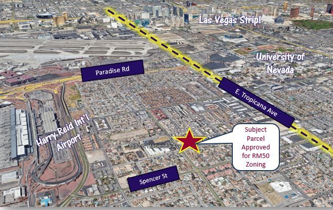 Primary Photo Of 1592 E Hacienda Ave, Las Vegas Land For Sale