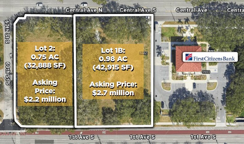 Primary Photo Of 5950 Central Ave, Saint Petersburg Land For Sale