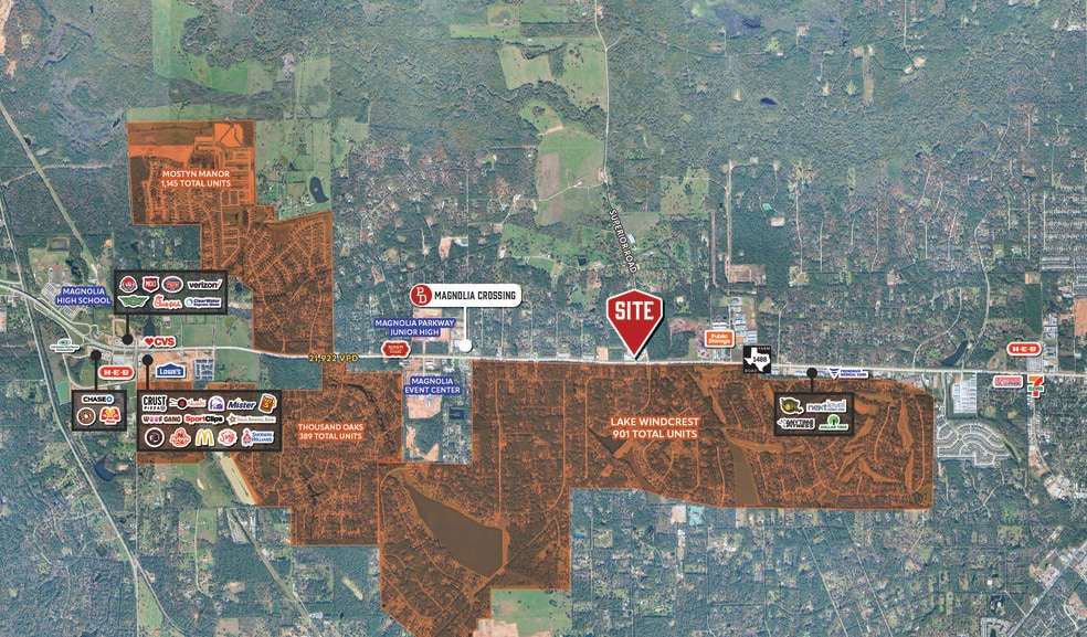 More Photos Of 10226 FM 1488, Magnolia Storefront For Lease