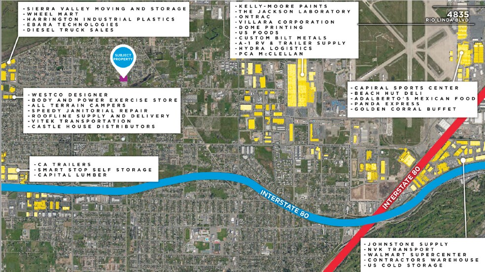 More Photos Of 4835 Rio Linda Blvd, Sacramento Warehouse For Lease