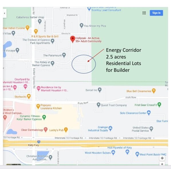 More Photos Of 1802 Hollyoak Drive, Houston Land For Sale