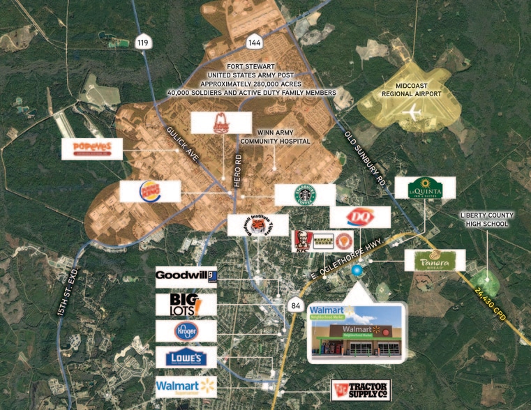 More Photos Of 801 General Stewart Way, Hinesville Supermarket For Sale