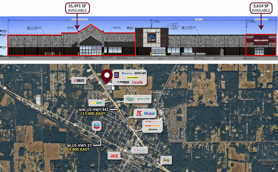 More Photos Of 20303 N Us Highway 441, High Springs General Retail For Lease