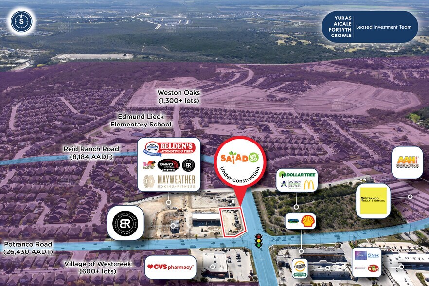 More Photos Of SEC Potranco Rd, San Antonio Fast Food For Sale