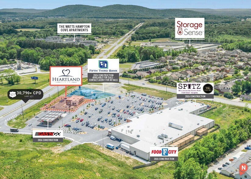 More Photos Of 7064 US-431 Hwy, Owens Cross Roads Freestanding For Sale