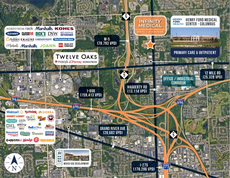More Photos Of 28455 Haggerty Rd, Novi Medical For Lease