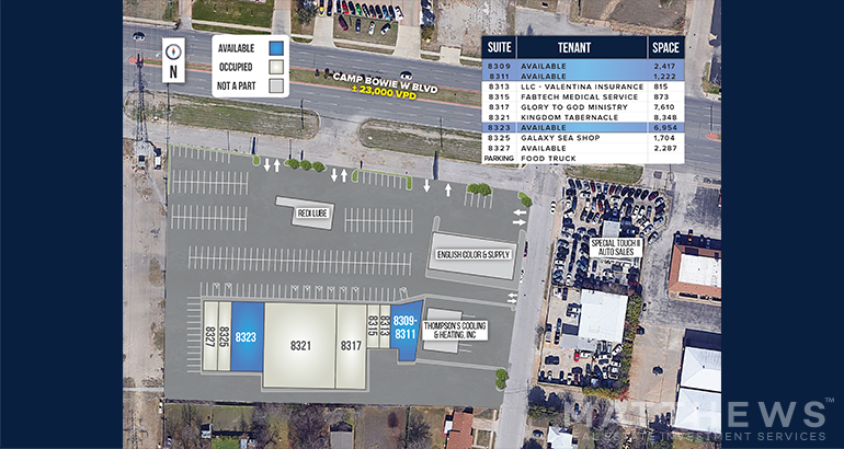 More Photos Of 8309-8325 Camp Bowie W Blvd, Fort Worth Unknown For Lease