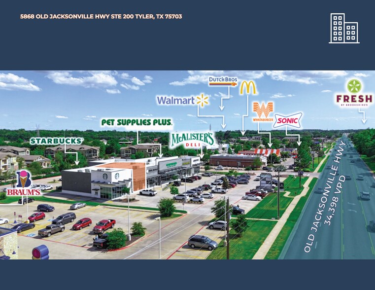 More Photos Of 5868 Old Jacksonville Hwy, Tyler Storefront For Lease