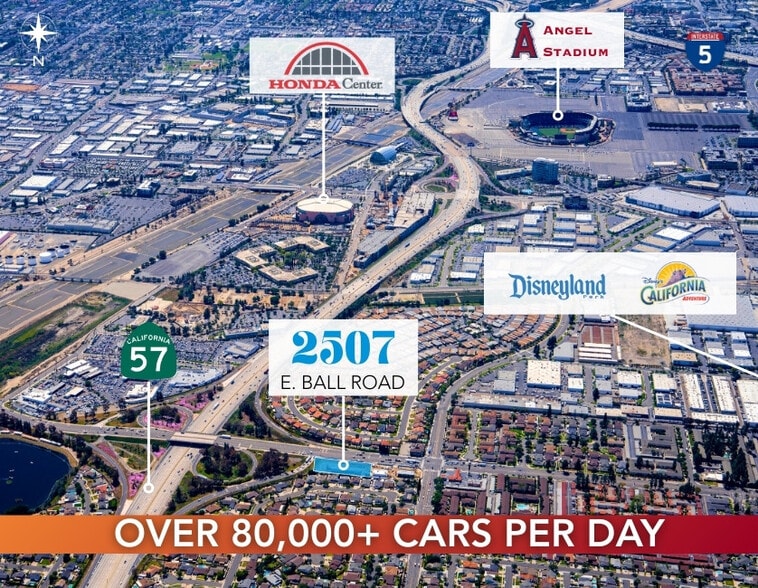 Primary Photo Of 2507 E Ball Rd, Anaheim Freestanding For Sale