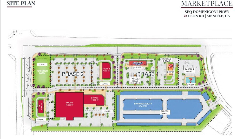More Photos Of SEC Domenigoni Rd & Leon Rd, Winchester General Retail For Lease