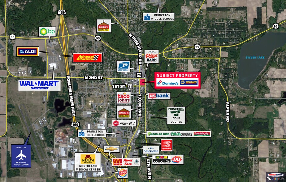 More Photos Of 110-114 S Rum River Dr, Princeton General Retail For Lease