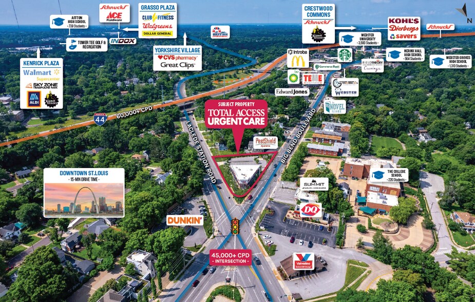 More Photos Of 7816 Big Bend Blvd, Webster Groves Medical For Sale