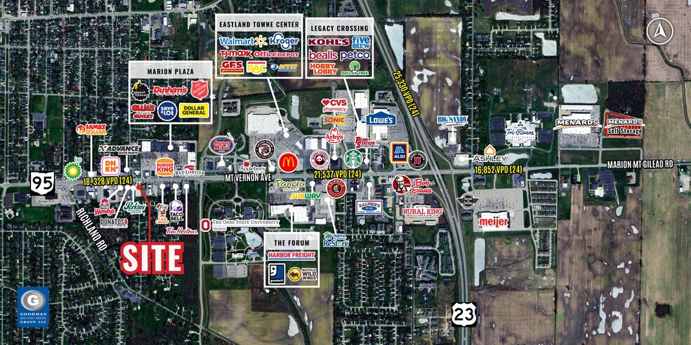 More Photos Of 1207 Mount Vernon Ave, Marion Restaurant For Lease