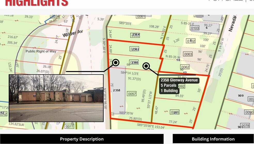 More Photos Of 2358 Glenway ave, Cincinnati Land For Sale