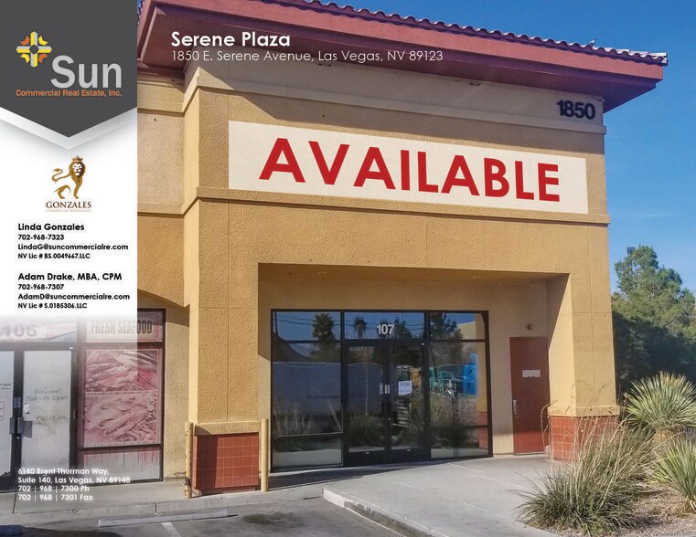 Primary Photo Of 1850 E Serene Ave, Las Vegas Unknown For Lease