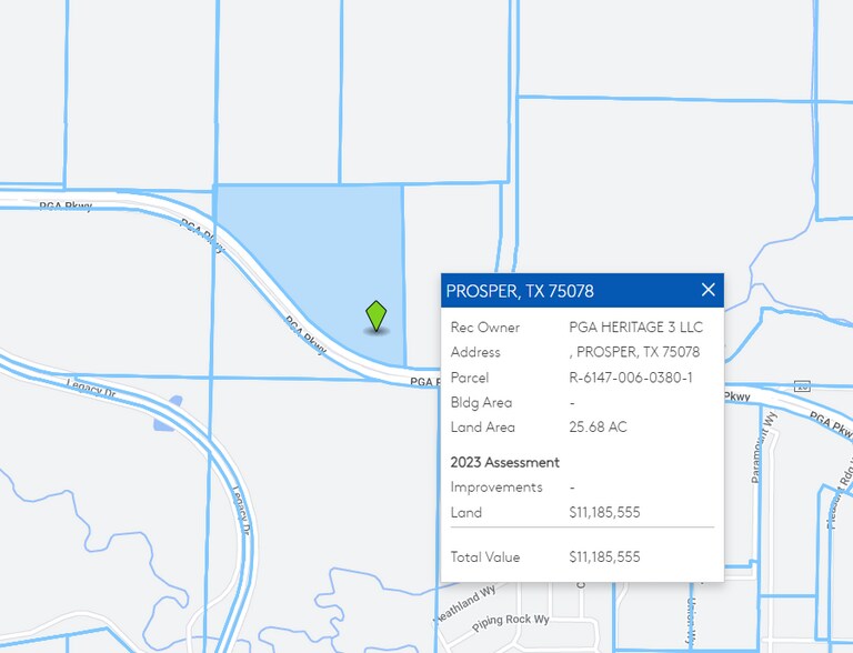 More Photos Of NWC PGA Pkwy & Mahard, Frisco Land For Sale