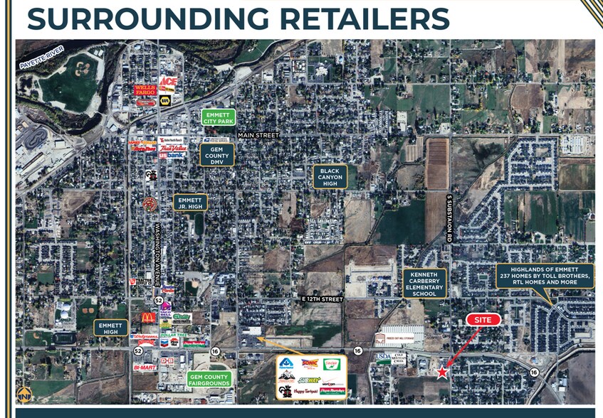 More Photos Of 2175 S Sub Station Rd, Emmett Supermarket For Sale