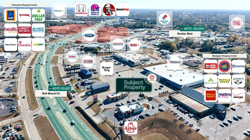 More Photos Of 1110 Boll Weeveil Cir, Enterprise General Retail For Sale
