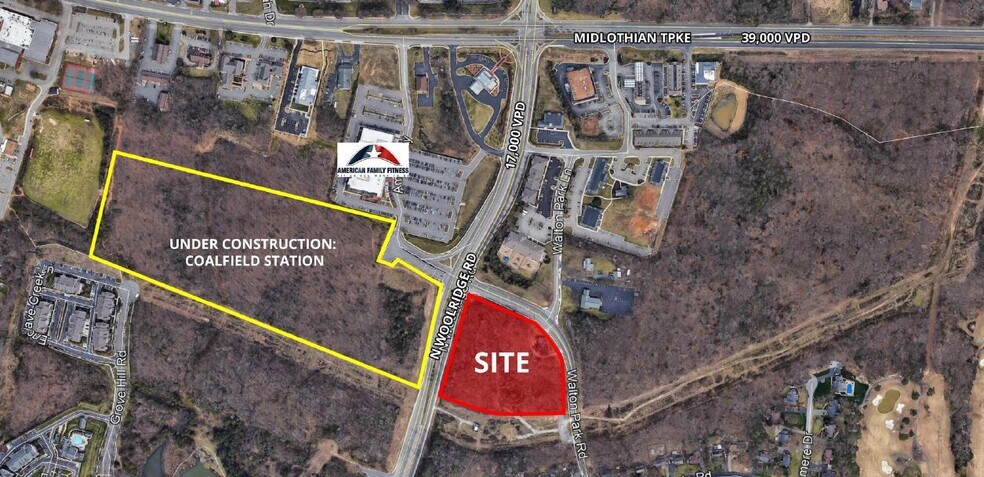 Primary Photo Of N Woolridge Rd and Walton Park Dr, Midlothian Land For Sale