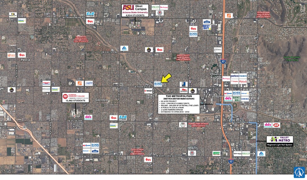 More Photos Of 10605-10653 N 43rd Ave, Phoenix General Retail For Lease