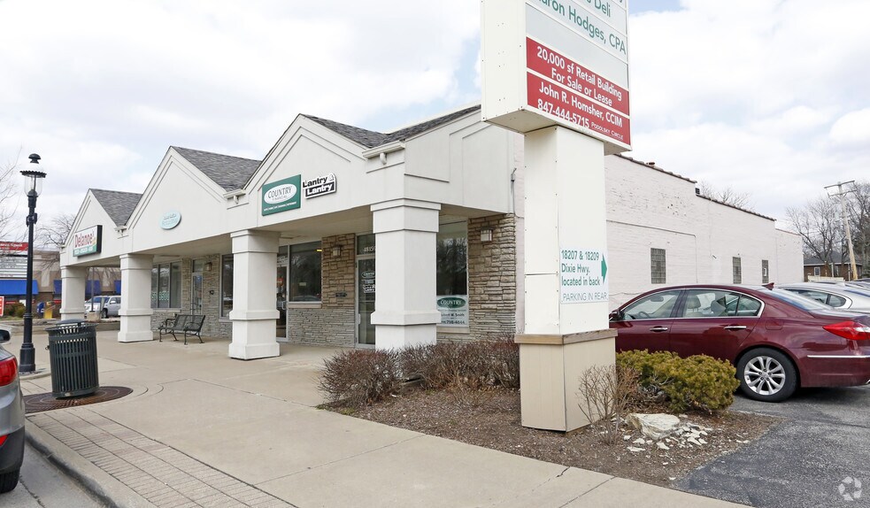 Primary Photo Of 18159 Dixie Hwy, Homewood Storefront Retail Office For Sale