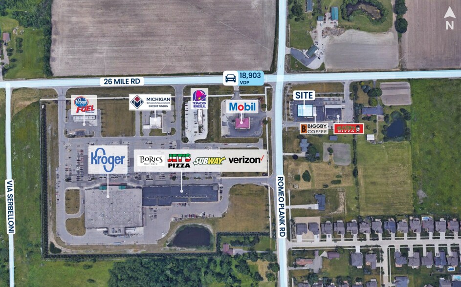 More Photos Of 16700 26 Mile Rd, Macomb Township Bank For Lease