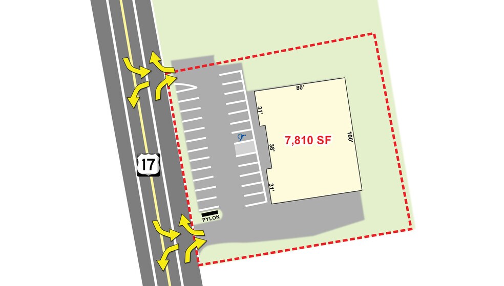 More Photos Of 649 S Lee St, Kingsland Freestanding For Lease