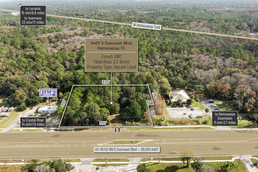 Primary Photo Of 3409 Suncoast blvd, Homosassa Land For Sale