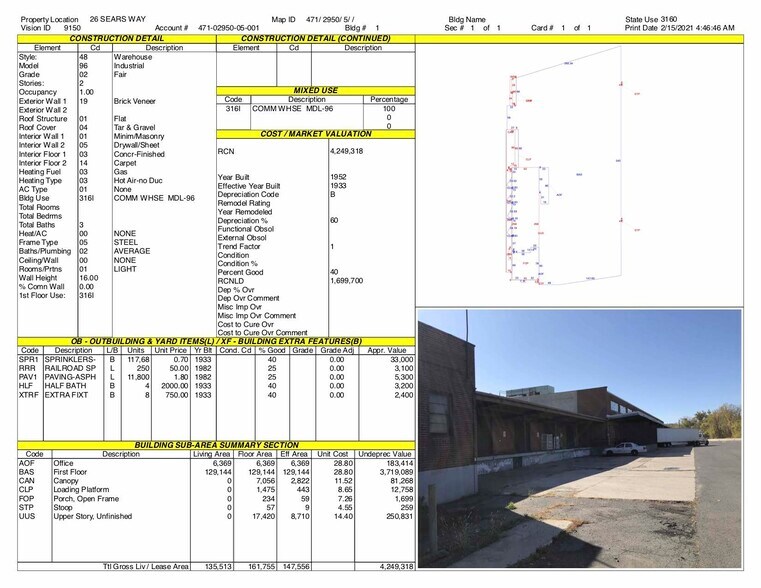 More Photos Of 26 Sears Way, West Springfield Distribution For Sale