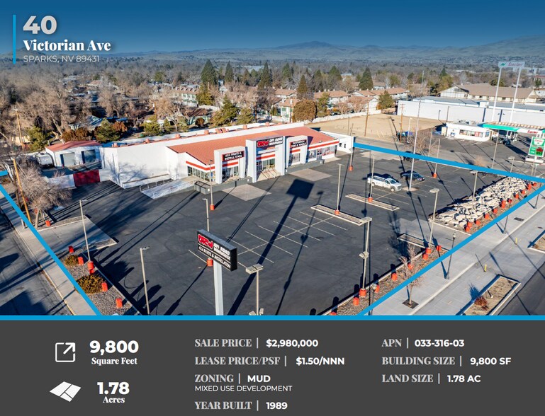 More Photos Of 40 E Victorian Ave, Sparks Auto Dealership For Sale