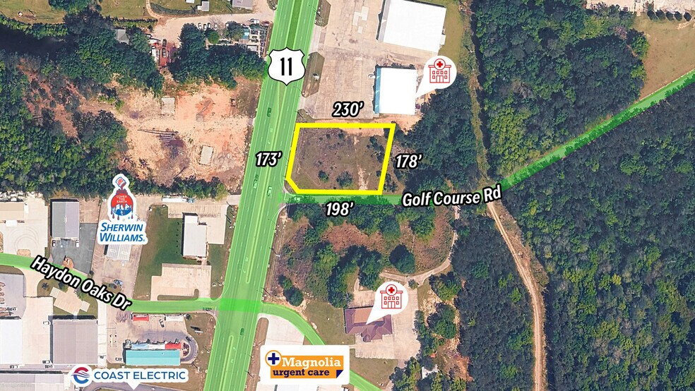 Primary Photo Of Highway 11 and Golf Course Dr., Picayune Land For Sale