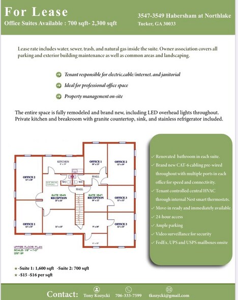More Photos Of 3547 Habersham At Northlake, Tucker Medical For Lease