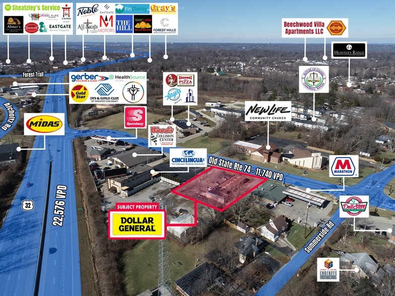More Photos Of 635 Old State Route 74, Cincinnati General Retail For Sale