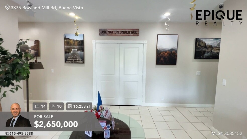 Primary Photo Of 3375 Rowland Mill Rd, Buena Vista Specialty For Sale